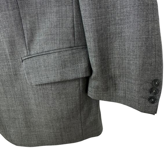 Vintage S. Cohen Jay Blazer Gray Sport Coat Preppy Jacket Wool Cashmere Mens 42S - Picture 8 of 12